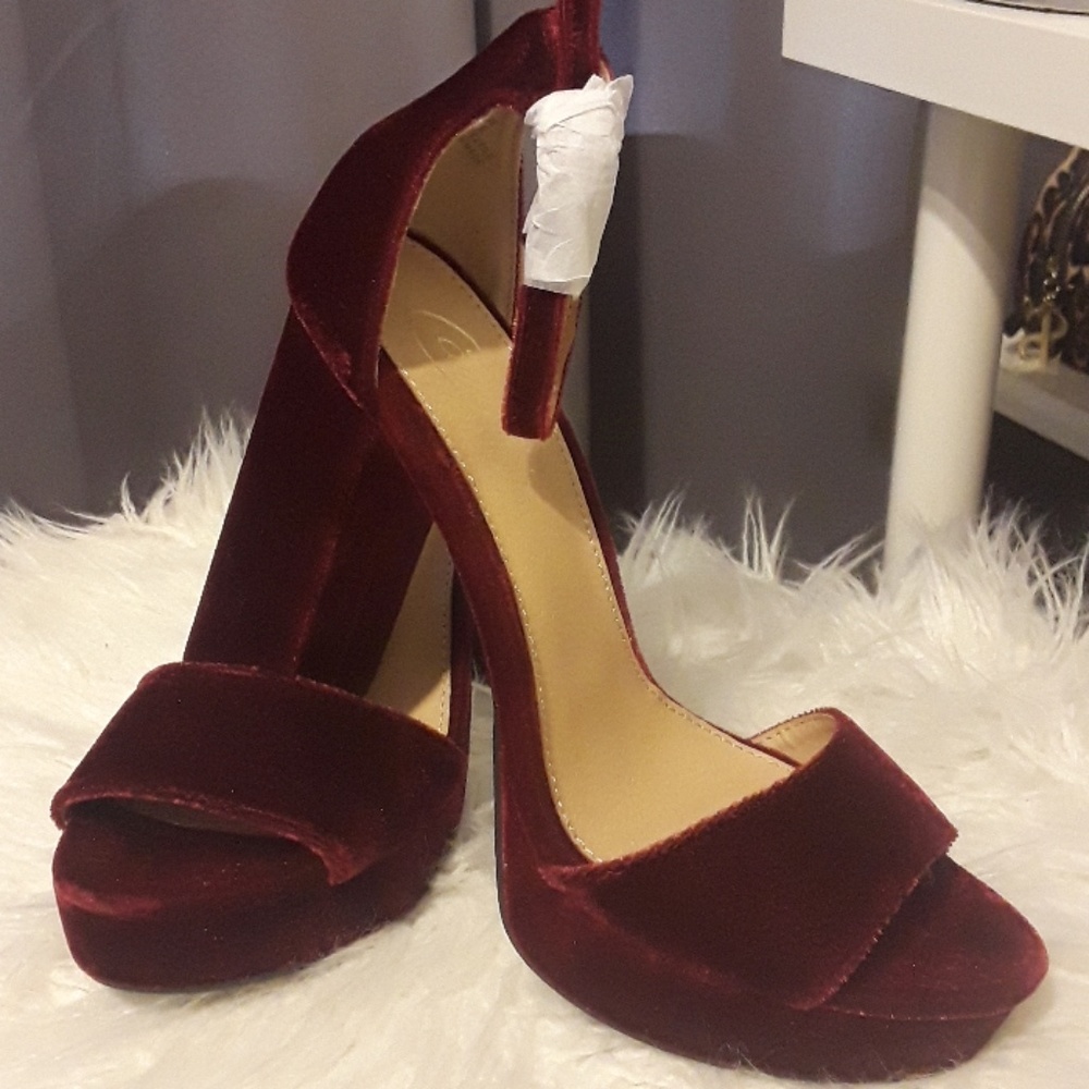 Candies Velvet Heels